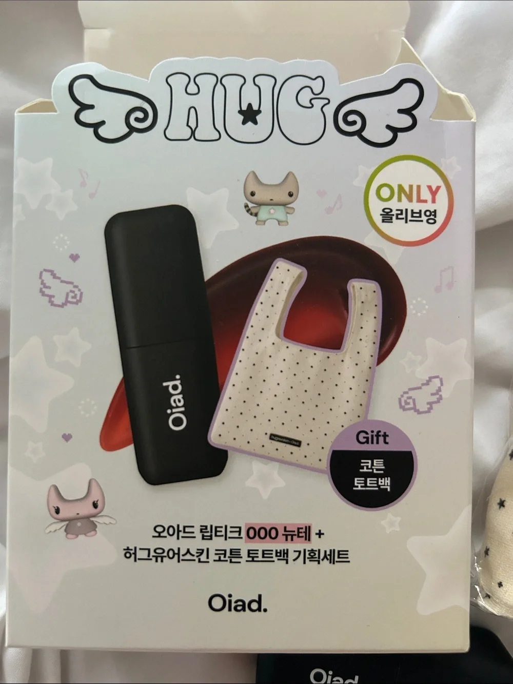 K-beauty) Oiad lip tattoo tint + tote